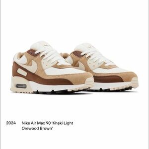 Nike Air Max 90 Khaki and Brown Athletic Shoes